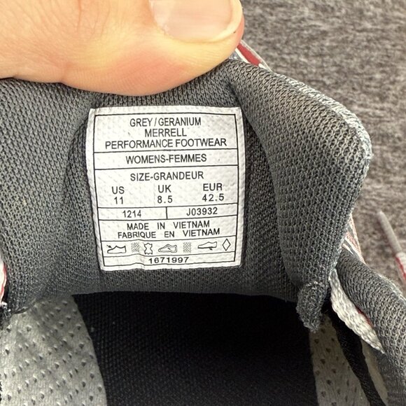 ✅Merrell Running Shoes Womens 11 Bare Access Arc 4 Hiking Sneakers J03932 ✅STAIN - Picture 5 of 13